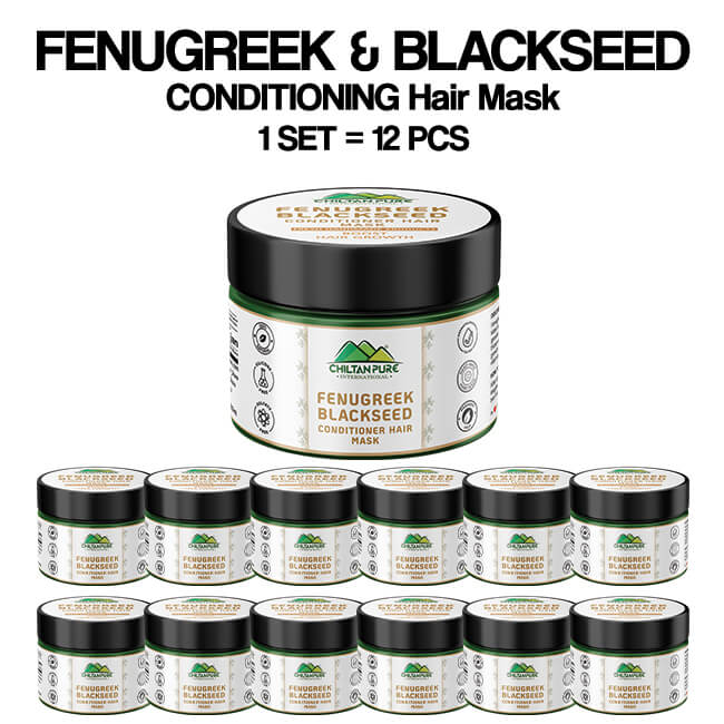 Fenugreek Methi Conditioning Hair Mask میتھی 🌱 Boosts Hair Growth, Revives Damaged Hair, Cures Itchy Scalp & Prevents Premature Greying, 🥇 Top Rated Conditioning Hair Mask