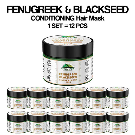 Fenugreek Methi Conditioning Hair Mask میتھی 🌱 Boosts Hair Growth, Revives Damaged Hair, Cures Itchy Scalp & Prevents Premature Greying, 🥇 Top Rated Conditioning Hair Mask