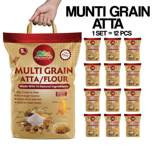 Multi Grain Atta / Flour - Made with 14 Natural Ingredients