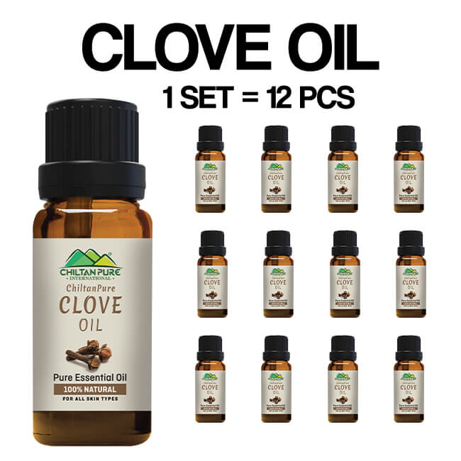 Clove Essential Oil – Good for Oral Health, Soothes Skin, Stimulates Hair Growth & Eliminates Toxins from Blood 20ml