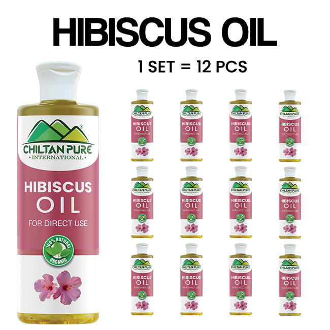 Hibiscus Oil – Natural Skin Cleanser, Tightens Skin Layer, Stimulates Hair Regrowth from Dormant Follicles & Bald Patches 200ml