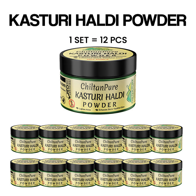 Kasturi Haldi (Curcuma Aromatica)- Non-Edible, Lightens Acne, Anti-Aging, Fade Acne Scars & Enhances Skinβs Youthful Glow