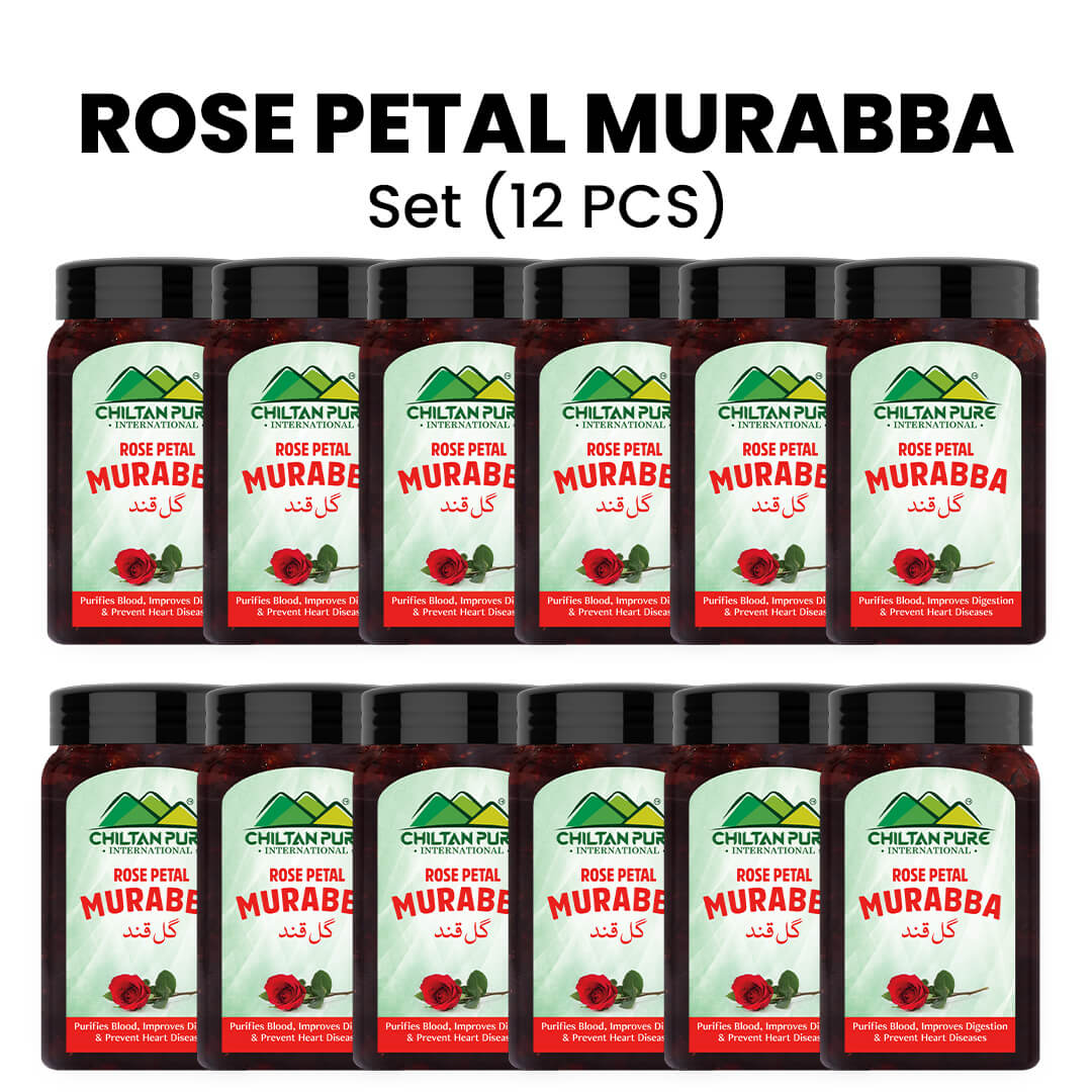 Rose Petal (Gulkand) Murabba - Made from Pure Rose Petals, Purifies Blood, Boost Digestion, Relieves Acidity & Protect Against Heart Diseases