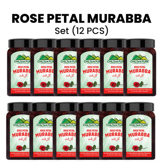 Rose Petal (Gulkand) Murabba - Made from Pure Rose Petals, Purifies Blood, Boost Digestion, Relieves Acidity & Protect Against Heart Diseases