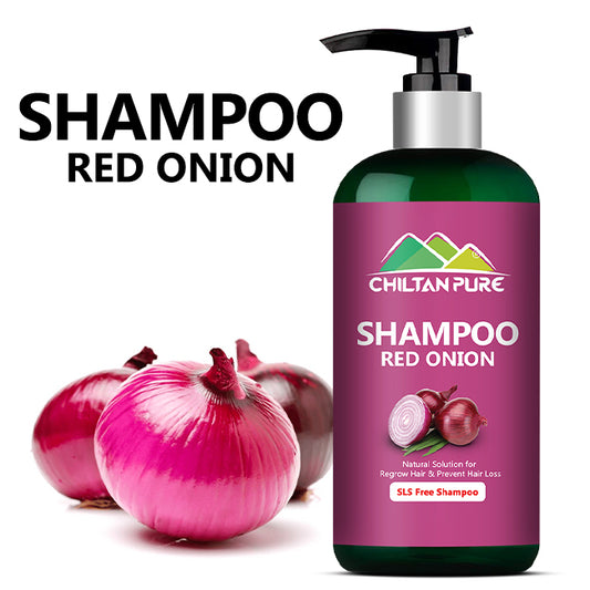 Red Onion Shampoo 🧅 Natural Solution for Regrow Hair & Prevent Hair Loss 100% Results