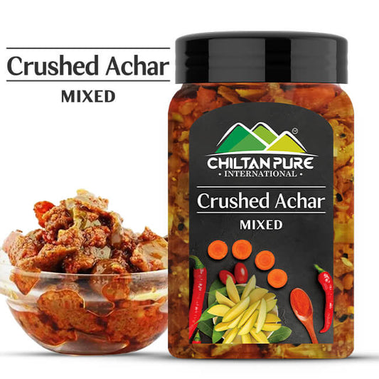 Crushed Mix Achar / Pickle - Tangy Twist of Flavor Fusion in Every Bite!
