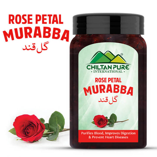 Rose Petal (Gulkand) Murabba - Made from Pure Rose Petals, Purifies Blood, Boost Digestion, Relieves Acidity & Protect Against Heart Diseases