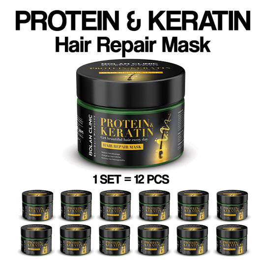 Protein & Keratin Hair Repair Mask – Strengthen Hair Follicles, Restores Hair Manageability & Makes Hair Shiny & Straight!