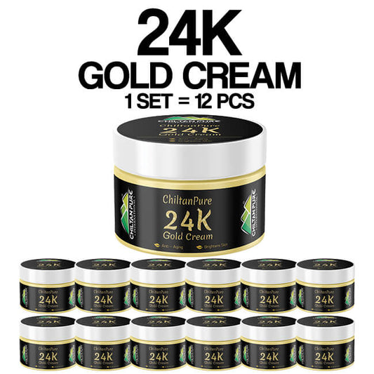 24K Gold Cream – Boosts Hydration, Anti-Aging, Improves Skin’s Elasticity & Enhances Skin’s Youthful Glow
