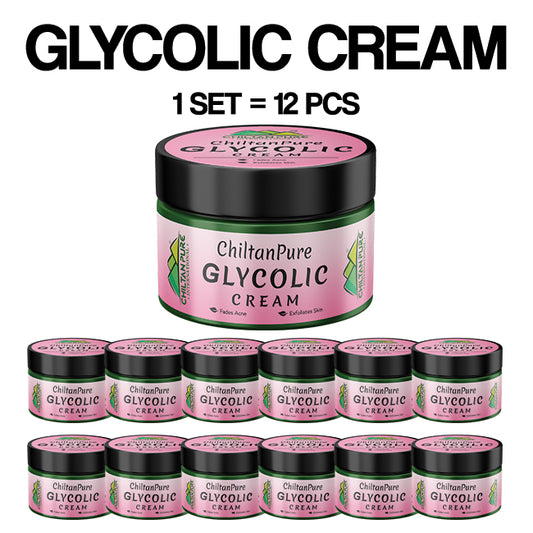 Glycolic Cream – Exfoliates Skin, Treats Acne, Shrink Pores & Reduce Fine Lines & Wrinkles