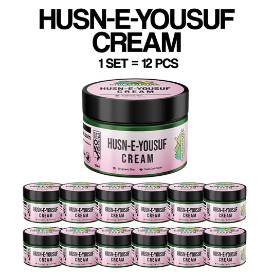 Husn-e-Yousuf Cream – Brightens & Whitens Skin, Fade Dark Spots, Treats Acne & Shed Dead Skin Cells