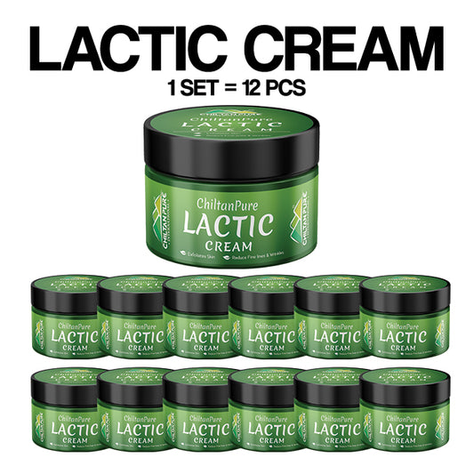 Lactic Cream – Natural Exfoliant, Brightens Skin, Promotes Collagen Production, Fades Fine Lines & Wrinkles