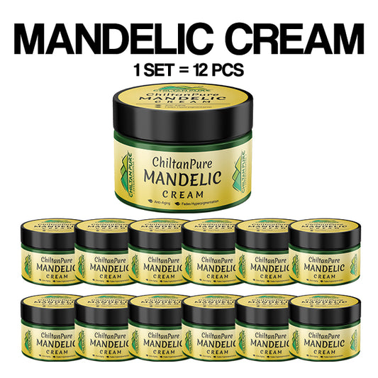 Mandelic Cream - Anti-Aging, Brightens Skin, Acts as Natural Exfoliant & Reduce Hyperpigmentation