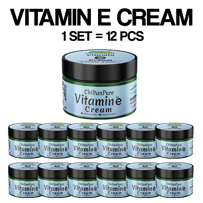 Vitamin E Cream - Nurtures Skin, Reduced Aging Symptoms, and Nourishes the skin