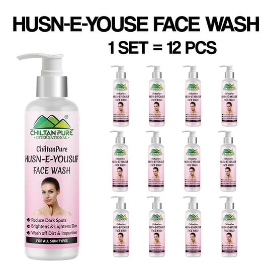 Husn-e-Yousuf Face Wash -Exfoliates Skin, Reduce Dark Spots, Wash off Dirt & Impurities