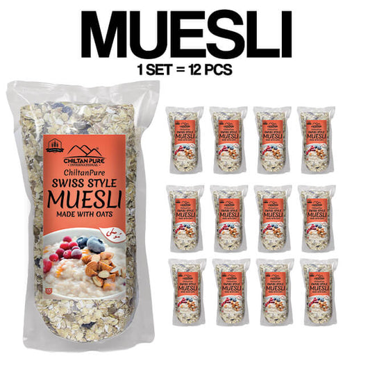 Swiss Style Muesli Made with Oats – Gluten Free, Rich in Fibre, Good Source of Energy & A Delicious Breakfast Option