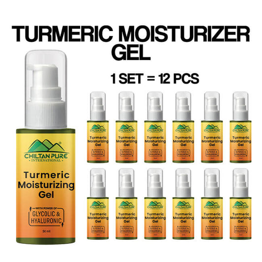 Turmeric Moisturizing Gel – Activated with Hyaluronic, Glycolic Acid & Remove Impurities