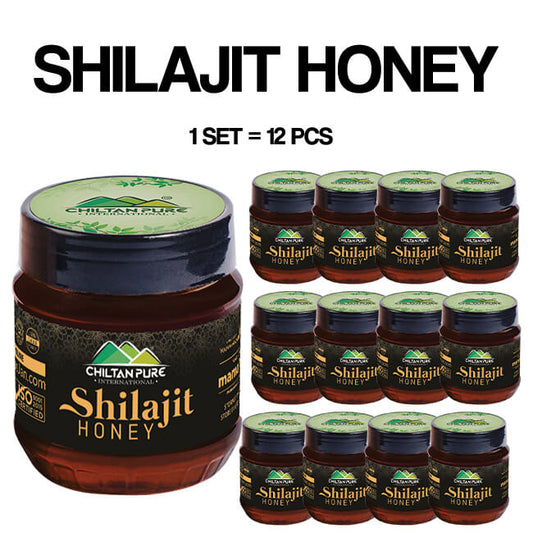 Shilajit Honey - Made with Fresh Gold Blood of Mountains, Good for Heart Health, Improves Brain Function, Effective Relief in Joints Pain