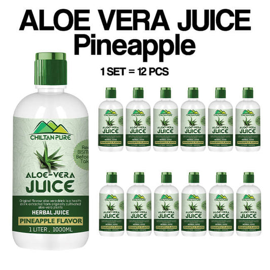 Aloe Vera Juice [Pineapple Flavour] – Natural Hydrator, Better Liver Function & Nutritious Booster [ایلو ویرا] 1000 ML