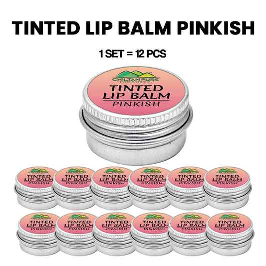 Pinkish Tinted Lip Balm – Enhances Natural Gloss of Lips, Prevent Dry, Chapped Lips & Gives them a Pinkish Pop!