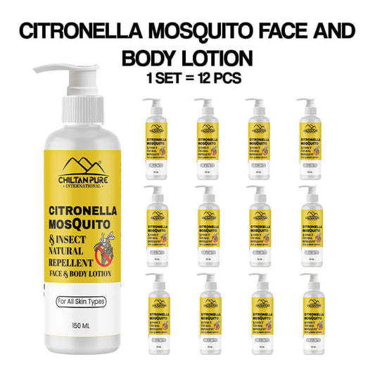 Citronella Mosquito Natural Repellent Body Lotion – Works against mosquito, Eliminate infections, Contain Anti-inflammatory properties – 100% natural 150ml