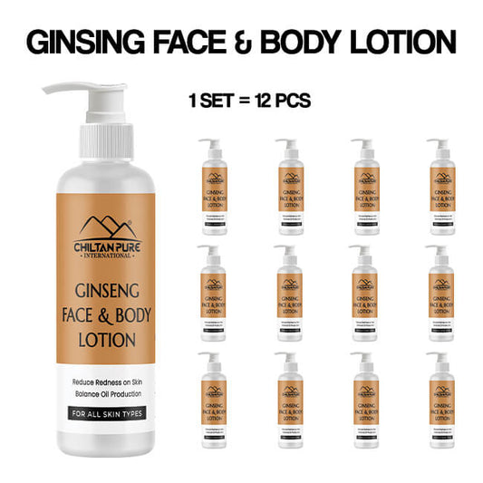 Ginseng Lotion – Brilliant Overall Complexion Booster, Helps Balance Oil Production, Helps Quell Redness & Puffiness – Regenerates Skin Cells 150ml