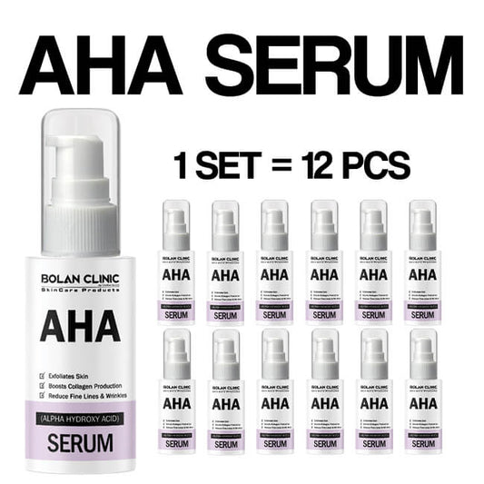 AHA (Alpha Hydroxy Acid) Serum - Exfoliates Dead Skin, Boosts Collagen Production, and Reduces Fine Lines & Wrinkles!