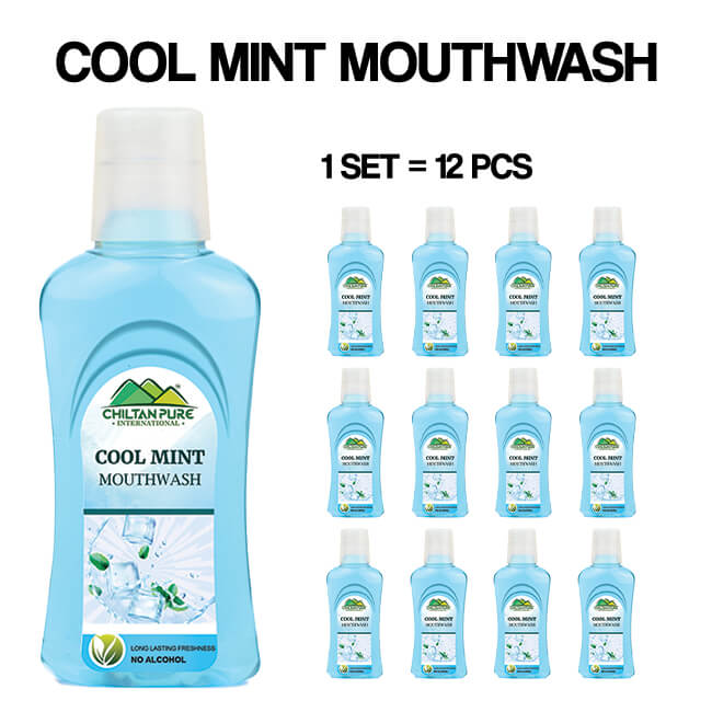 Mint Mouthwash - Improves Oral Health, Freshens Breath & Fights Germs