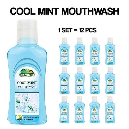 Mint Mouthwash - Improves Oral Health, Freshens Breath & Fights Germs