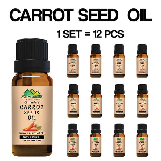 Carrot Seed Essential Oil – Natural Stimulant, Detoxifies Blood, Improves Complexion & Provides Relief from Stress 20ml
