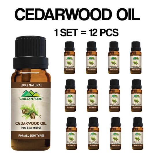 Cedarwood Essential Oil – Combats Hair Loss, Tightens Muscles, Natural Sedative & Antiseptic 20ml
