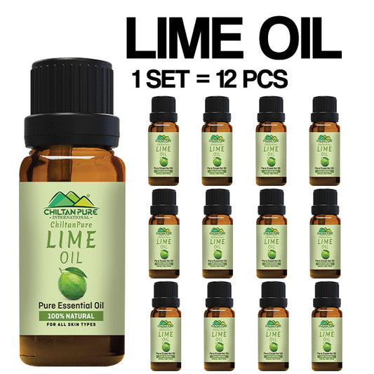 Lime Essential Oil – Natural Antiseptic, Promotes Blood Coagulation, Treats Bacterial Infections & Prevent Signs of Aging