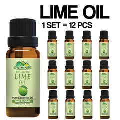Lime Essential Oil – Natural Antiseptic, Promotes Blood Coagulation, Treats Bacterial Infections & Prevent Signs of Aging