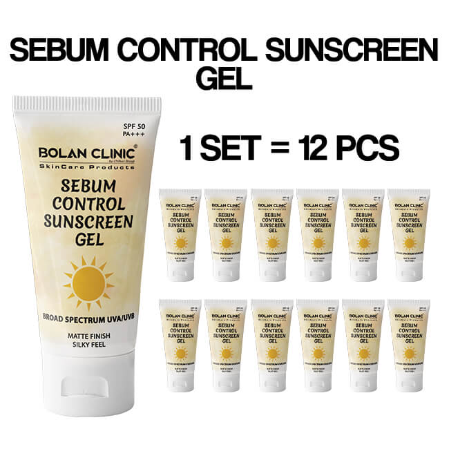 Sebo Control Gel Sebum Control Sunscreen Gel SPF 50 - Controls Excessive Oil, Gives Sil ...