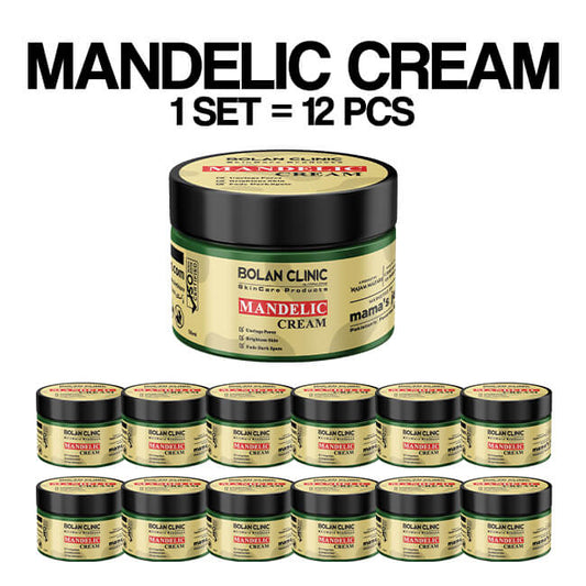 Mandelic Cream - Unclogs Pores, Brightens Skin & Fades Dark Spots, Making Your Skin Clearly Smooth & Brighter