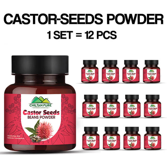 Castor seeds / Ricinus communis bean [ارنڈی(کیسٹر) پاؤڈر] powder 100% pure organic