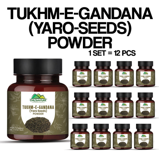 Tukhm-E-Gandana / Yaro Seeds [تخم گندنا پاؤڈر ] 100% Pure Organic
