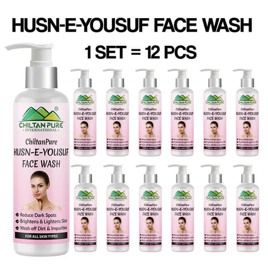 Husn-E-Yousuf Face Wash -Exfoliates Skin, Reduce Dark Spots, Wash Off Dirt & Impurities
