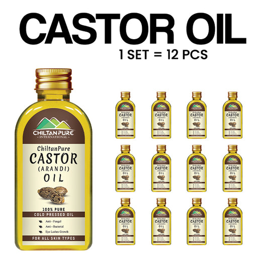 Castor Oil – Eyelsh Growth Enhancer, Beneficial for Acne – Prone Skin, Makes Hair Smooth & Shiny
