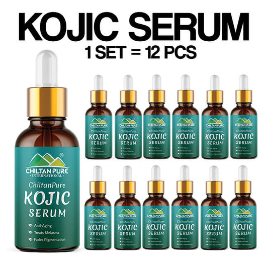 Kojic Serum – Time to fall in love with yourself, prevents hyperpigmentation, fades dark spots, treats melasma, minimizes discoloration – 100% pure organic 30ml