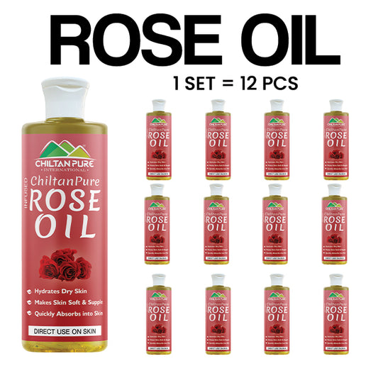 Rose Oil – Rose oil excellent for skin hydration, skin cell turnover, rich in antioxidants 100% pure organic [Infused]
