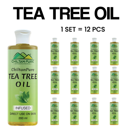 Tea Tree Oil - Used for skin &amp; nails, reduces redness, swelling &amp; Soothes skin 100% pure organic [Infused]
