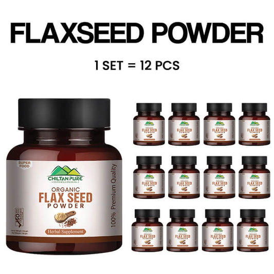 Flaxseed Powder – Flex Seed Improves Cholesterol, Lower Blood Pressure, High in Dietary Fiber & Loaded with Nutrients