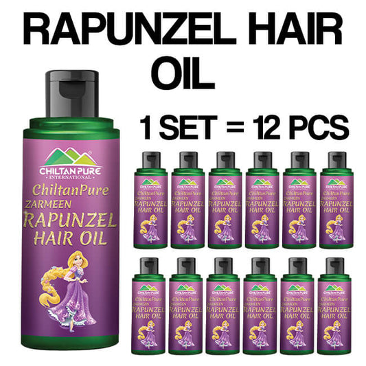 Rapunzel Hair Oil - Combinations of Different Herbal Oils, Prevents From Dandruff &amp; Hair Fall, Improves Hair Growth &amp; Promotes Shiny, Strong Hair,,♀️👩 Women's First Choice