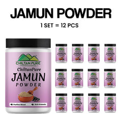 Jamun Powder - Purifies Blood, Anti-Diabetic, Heart Healthy & Rich in Vitamins (Java Plum, Jambolan)