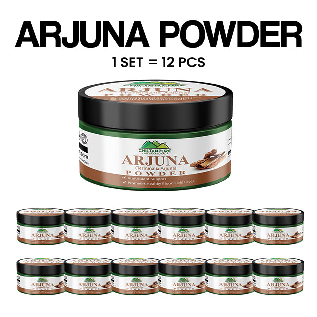 Arjuna Powder (Terminalia Arjuna) – Contains Antioxidants, Supports Cardiovascular Health, Promotes Healthy Blood Lipid levels & Immunity 65mg