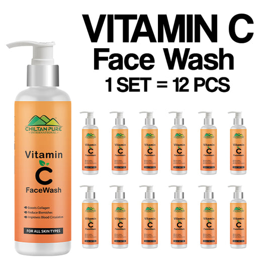 Vitamin C Face Wash – Reduces Dullness, Boosts Collagen, Brightens & Restores Skin