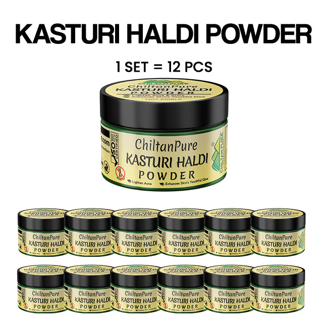 Kasturi Haldi (Curcuma Aromatica)- Non-Edible, Lightens Acne, Anti-Aging, Fade Acne Scars & Enhances Skin’s Youthful Glow