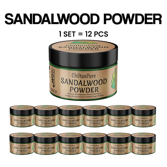 Sandalwood Powder - Enhance Skin Brightness Removes Sun Tan [صندل]