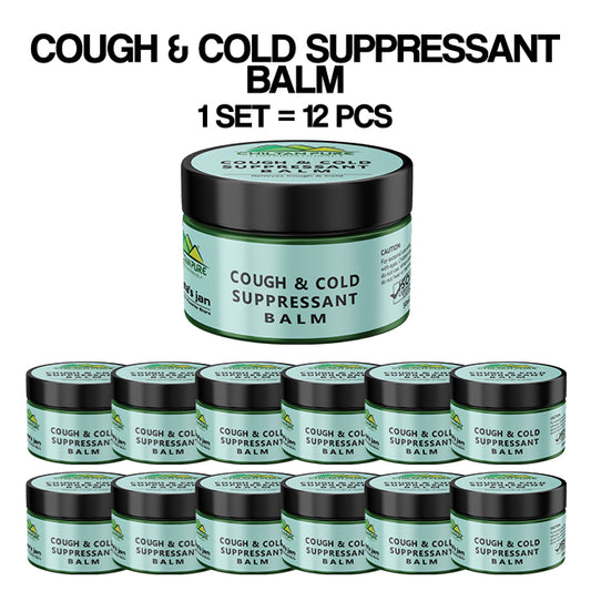 Cough Suppressant Balm – Chest Rub Balm, Relief from Cough, Cold, Nasal Decongestion, Topical Cough Suppressant 50ml